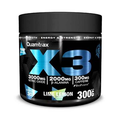 X3 Pre-Workout 30servings Lemon Lime X3 Pre-Workout 30servings Lemon Lime