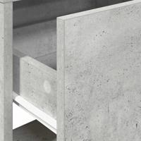 Nachtkastje met lade 51x31x47 cm betongrijs - thumbnail