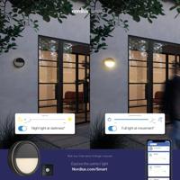Nordlux LED Plafonniere/ wandlamp AVA Smart Light grijs 10W 2700K 20cm - 4806400 - thumbnail