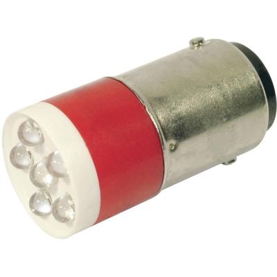 CML Innovative Technologies 18640350C LED-signaallamp Rood BA15d 24 V/DC, 24 V/AC 1260 mcd