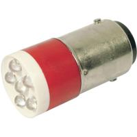 CML Innovative Technologies 18640350C LED-signaallamp Rood BA15d 24 V/DC, 24 V/AC 1260 mcd - thumbnail