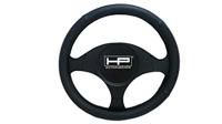 HP Autozubehör Stuurwielhoes (Ø x h) 40.5 cm x 3.5 cm Echt leer Zwart 37 - 39 cm - thumbnail