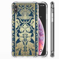 Apple iPhone Xs Max Case Beige Flowers - thumbnail