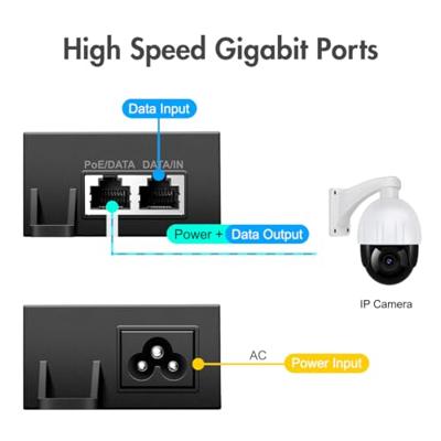 LogiLink POE007 PoE-injector 10 / 100 / 1000 MBit/s IEEE 802.3bt, IEEE 802.3af (15.4 W), IEEE 802.3at (30 W)