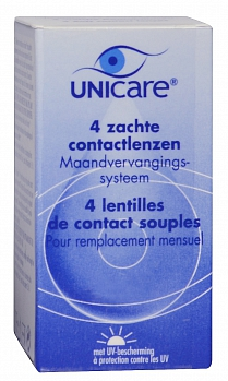 Unicare Maandlenzen -4.50 4 Stuks