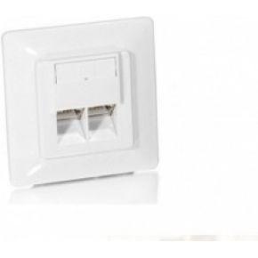 Equip 125725 RJ-45 Cat5e wandcontactdoos inbouw wit