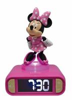 Digitale wekker met 3D Minnie-nachtlampje en geluidseffecten - thumbnail