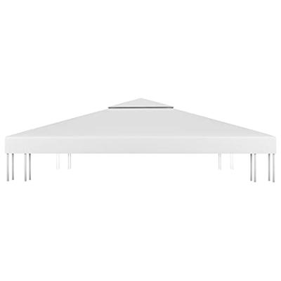 VidaXL Prieeldak 2-laags 310 g/m² 4x3 m wit