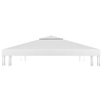 VidaXL Prieeldak 2-laags 310 g/m² 4x3 m wit - thumbnail