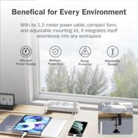 Digitus DA-70626 Bureaustekkerdoos Wit Randaarde stekker 1 stuk(s) - thumbnail