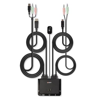 Lindy 42346 KVM-switch Zwart