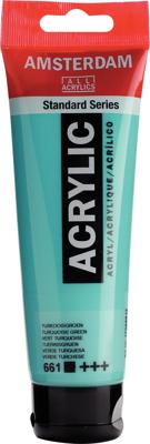 Royal Talens Amsterdam Acrylverf 120 ml - Turkooisgroen 661