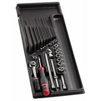 Facom module 1/4” 6-kant doppen - inbussleutels en bits 32 dlg - MOD.R161-16 - thumbnail