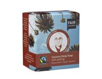 Fair Squared Zeepblok body soap coconut - soft peeling - 2 st. - thumbnail