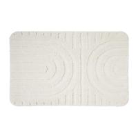 Badmat Lijnen - wit - 50x70 cm - thumbnail