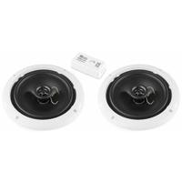 Power Dynamics BT10SET versterker met BT + 2 plafondspeakers IPX5 5 inch - thumbnail