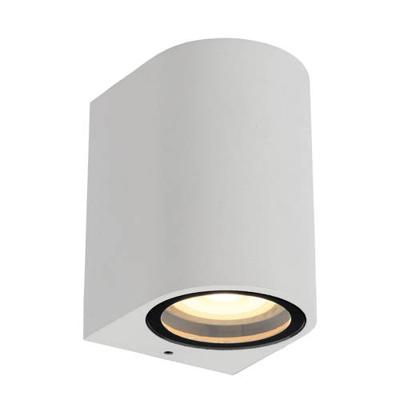 Lucide ZARO - Wandspot / Wandlamp Binnen/Buiten - 1xGU10 - IP44 - Wit