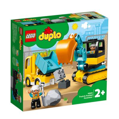 LEGO duplo - truck & graafmachine met rupsbanden constructiespeelgoed (10931) LEGO duplo - truck & graafmachine met rupsbanden constructiespeelgoed (10931)