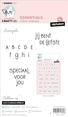 Creative Craftlab • essentials clear stempel alphabet