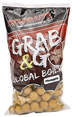 Starbaits Grab & Go Global Boilies 20mm 1Kg Pineapple