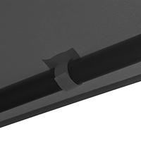 Prieel 180 g/m 3x3 m stof en staal antraciet - thumbnail