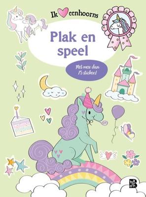 Standaard Uitgeverij Eenhoorns spelletjesboek met stickers