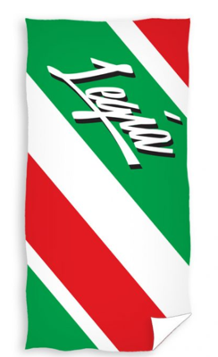 Legia Warszawa strandlaken 70 x 140 cm (stripes) Legia Warszawa strandlaken 70 x 140 cm (stripes)