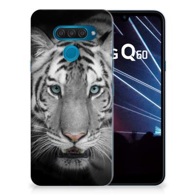 LG Q60 TPU Hoesje Tijger LG Q60 TPU Hoesje Tijger