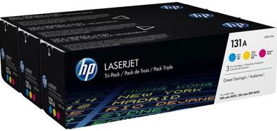 HP Toner 131A Origineel Combipack Cyaan, Magenta, Geel 1800 bladzijden U0SL1AM
