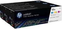 HP Toner 131A Origineel Combipack Cyaan, Magenta, Geel 1800 bladzijden U0SL1AM - thumbnail