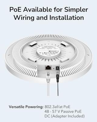 Cudy AP3000 draadloos toegangspunt (WAP) 2976 Mbit/s Wit Power over Ethernet (PoE)