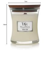 White Teak Mini candle kaars WoodWick - Woodwick - thumbnail