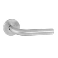 Intersteel Strakke deurklinkRecht op rozet RVS - 0035.101002 - thumbnail