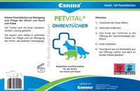 Canina Petvital® Oorverzorgingsdoekjes, 120 stuks - thumbnail