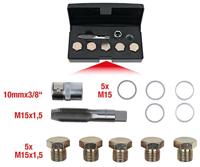 KS Tools 1504925 Olieaftapschroef-schroefdraadreparatieset, 12-delig M15 x 1,5 - thumbnail