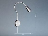 Fischer & Honsel Bed leeslampSten met wand bevestiging - 30703 - thumbnail