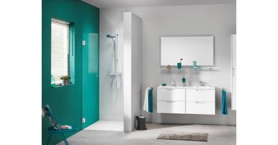 Nisdeur Sealskin &apos;I AM&apos; 90x200 cm Chroom/Zilver Helder Antikalk Glas