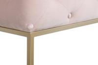 Kruk DKD Home Decor Roze Gouden Metaal 100 x 100 x 45 cm - thumbnail