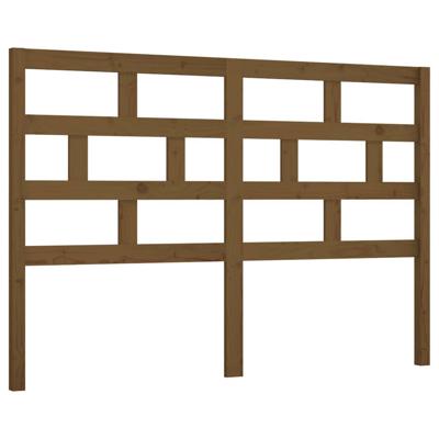 Hoofdbord 166x4x100 cm massief grenenhout honingbruin