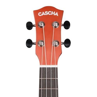Cascha CUC102S concert ukelele set rood