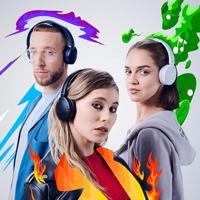 Panasonic RB-HF630BE-K Street draadloze hoofdtelefoon, over-ear, geïntegreerde microfoon, Bluetooth 5.3, multipoint, draaibaar, tot 72 uur batterijduur, USB-C, zwart - thumbnail