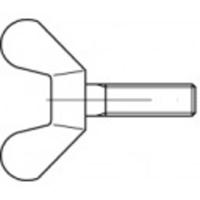 TOOLCRAFT TO-5447553 Vleugelschroef M12 50 mm DIN 316 Messing 10 stuk(s) - thumbnail
