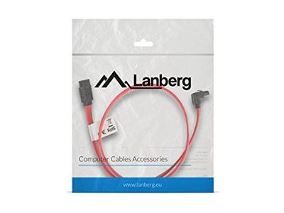 Kabel SATA III Lanberg CA-SASA-13CU-0050-R 0,5 m Rood