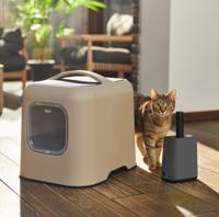 Rotho Biala Kattenbakschep + Zakjes en Houders Antraciet - thumbnail