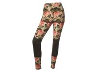 CRIVIT Dames thermo sportlegging (patroon/groen/roze, XS (32/34)) - thumbnail