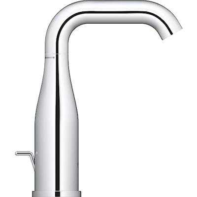 GROHE Essence New Wastafelkraan Opbouw - uitloop 11.4cm - M-size - hoge draaibare uitloop - waste - chroom 23462001