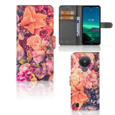 Nokia 1.4 Hoesje Bosje Bloemen Nokia 1.4 Hoesje Bosje Bloemen