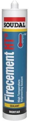 Soudal firecement ht | zwart | 300 ml - 108264