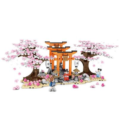SEMBO 601075 Cherry Blossom Serie Puzzel Geassembleerd Speelgoed Kleine Deeltjes Bouwstenen SEMBO 601075 Cherry Blossom Serie Puzzel Geassembleerd Speelgoed Kleine Deeltjes Bouwstenen