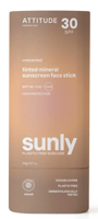 Attitude Sunly SPF30 Tinted Sunscreen Face Stick - thumbnail